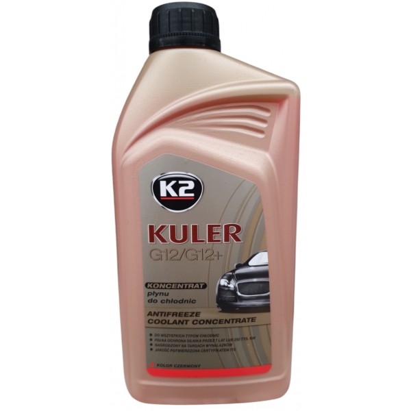 Антифриз концентрат K2 Kuler -80C Червоний G12/G12+ 1Л