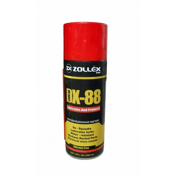 Zollex  Проникаюча змазка аерозоль DX-88 450мл