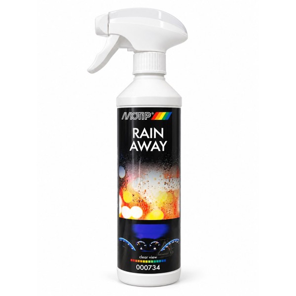 Антидощ MOTIP Rain Away 500 мл у флаконі з розпилювачем
