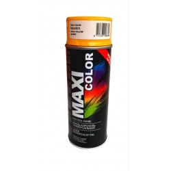 Краска аерозольная универсальная декоративная MAXI COLOR RAL  1021 желтая  400 мл