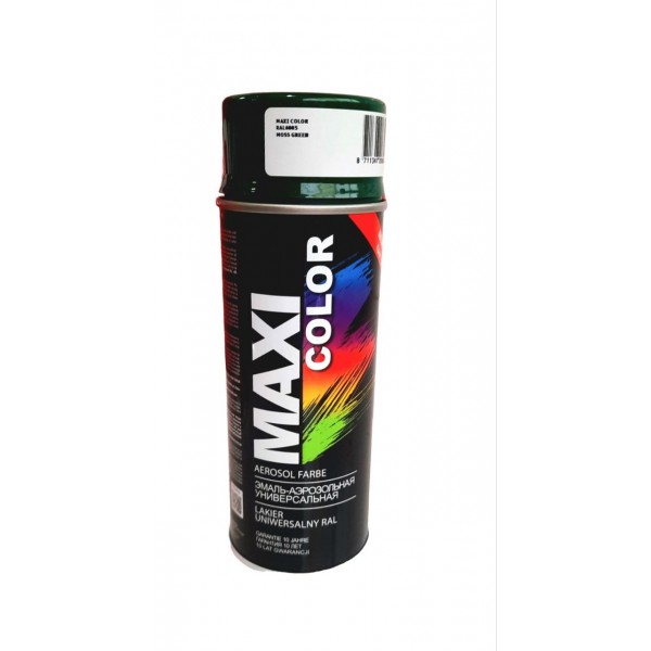 Краска аерозольная универсальная декоративная MAXI COLOR RAL 1021 желтая 400 мл Краска аерозольная универсальная декоративная MAXI COLOR RAL 1021 желтая 400 мл