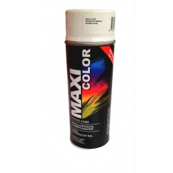 Краска аерозольная универсальная декоративная MAXI COLOR RAL 9010М белая мат. 400 мл