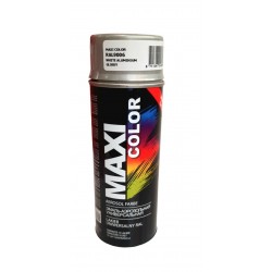Краска аерозольная универсальная декоративная MAXI COLOR RAL 9006 бело-алюминевая  400 мл