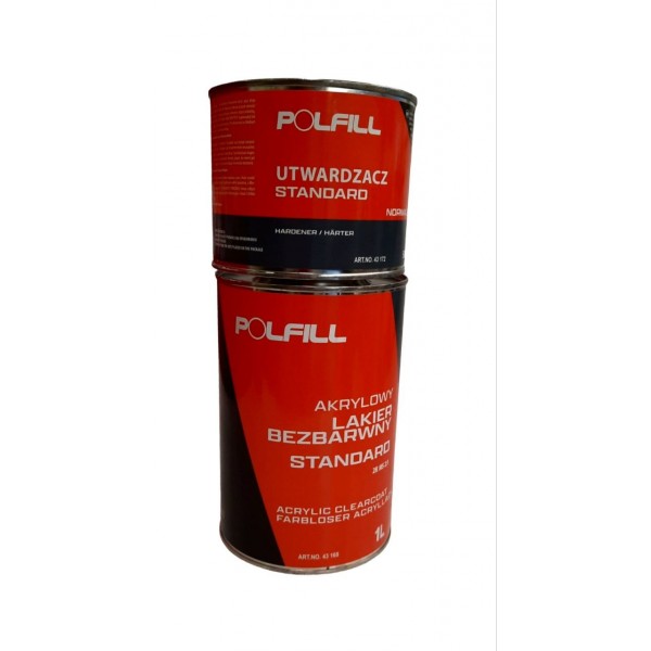 Лак 2к :1 МS standart POLFILL 1л + затверд. 0.5 л