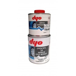 DYO акрилова  автофарба 2К  TOYOTA ЧОРНА 1л+0.5