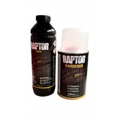 Защитное покрытие Raptor  U-Pol черный  1л + отвердитель