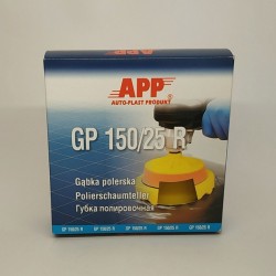 Губка полiрув. АРР М14 d150 жовта на липучке h2,5 см