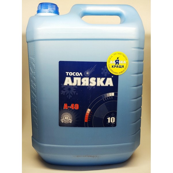 Рідина анти-замерзальна Аляска Тосол А-40(еко) 10кг