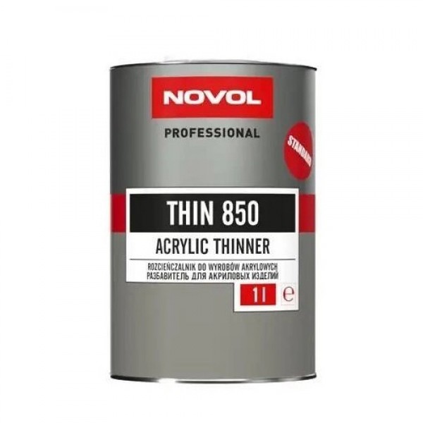 NOVOL THIN 850 Розчинник для акрилових виробів – стандарт ( 1л )