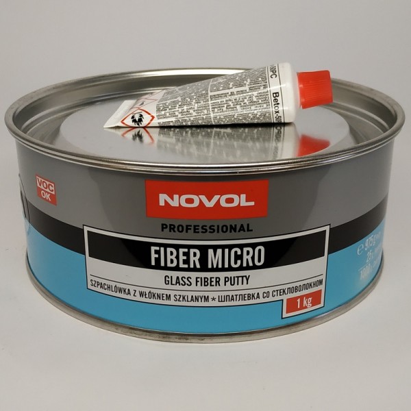NOVOL Шпатлевка Fiber Micro с микростекловолокном 1,00 кг