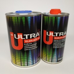 NOVOL ULTRA LINE 400 Бесцветный акриловый лак NOVOL 2+1 (1,0+0,5)