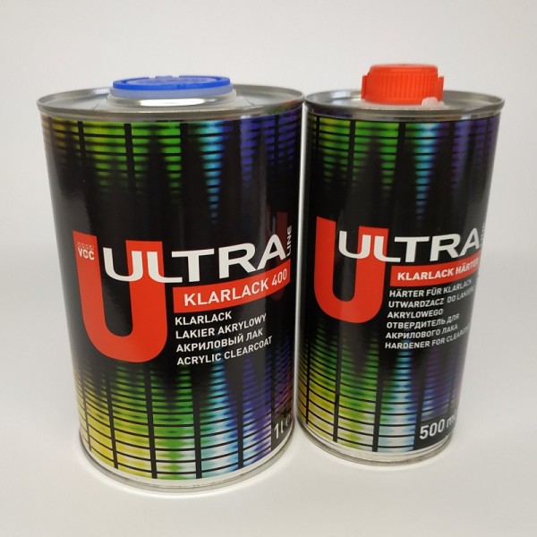 NOVOL ULTRA LINE 400 Бесцветный акриловый лак NOVOL 2+1 (1,0+0,5)