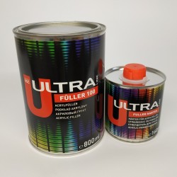 NOVOL ULTRA LINE FULLER 100 акриловый грунт 5+1 ( 0,8 л+0,16л) серый