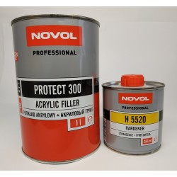 NOVOL PROTECT 300 Акриловый грунт 4+1 красный 1,0 + 0,25 л отвердителя