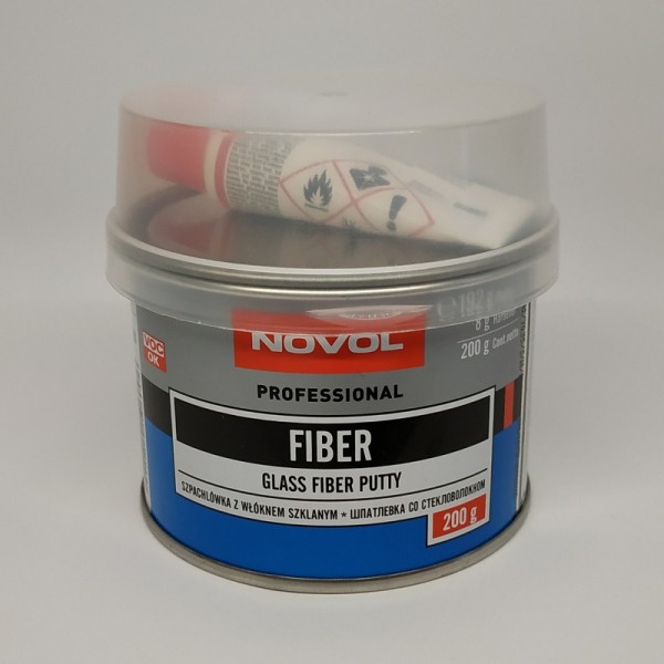 NOVOL Шпатлевка Fiber со стекловолокном 0,20 кг NOVOL Шпатлевка Fiber со стекловолокном 0,20 кг