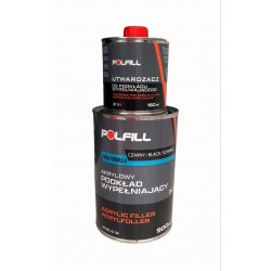Акриловий грунт 2К 5:1 POLFILL чорний 0.9 мл